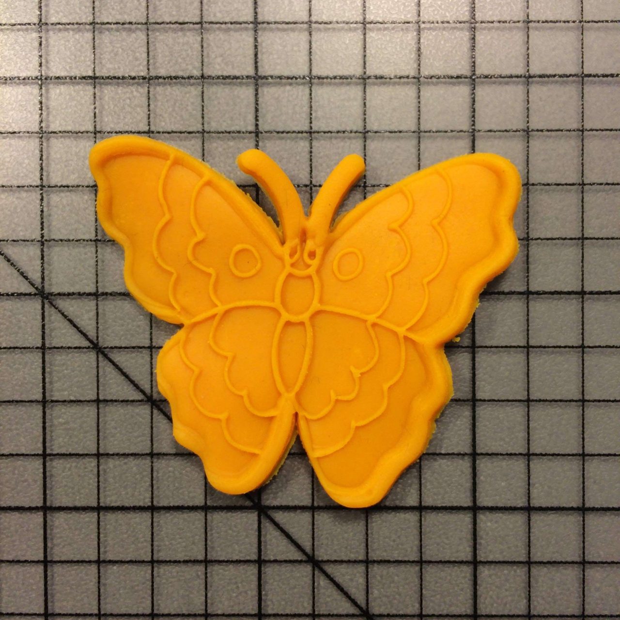 Butterfly 100 Cookie Cutter and Stamp (imprinted 2)