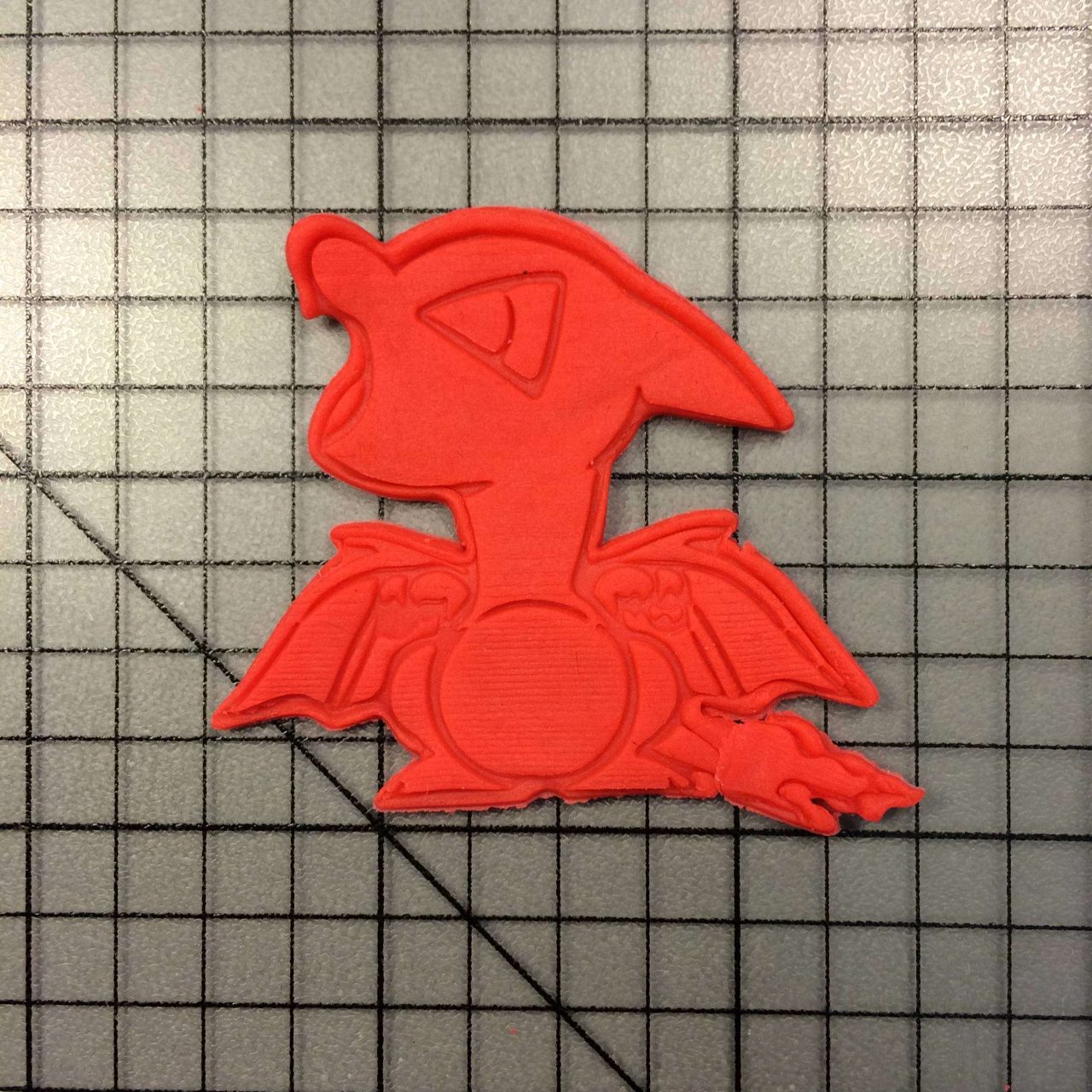 Charizard 100 Cookie Cutter and Stamp (embossed 1)
