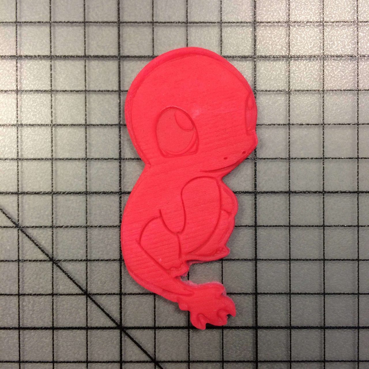 Charmander 100 Cookie Cutter and Stamp (embossed 1)