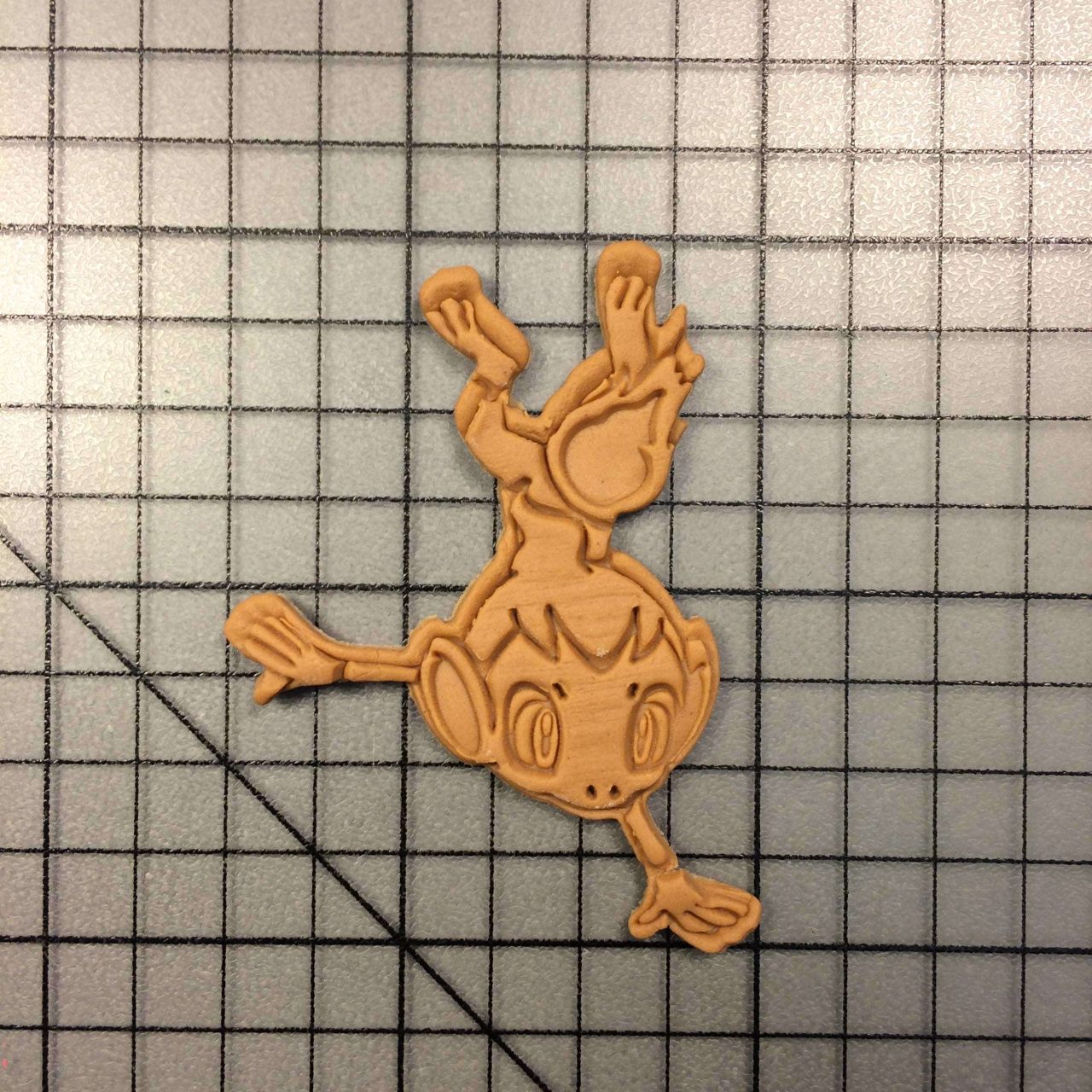 Chimchar 100 Cookie Cutter and Stamp (embossed 1)