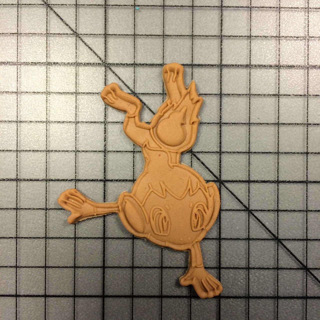 Chimchar 100 Cookie Cutter and Stamp (imprinted 2)
