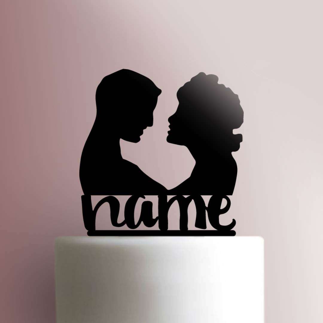 Custom Couple Name 225-B432 Cake Topper