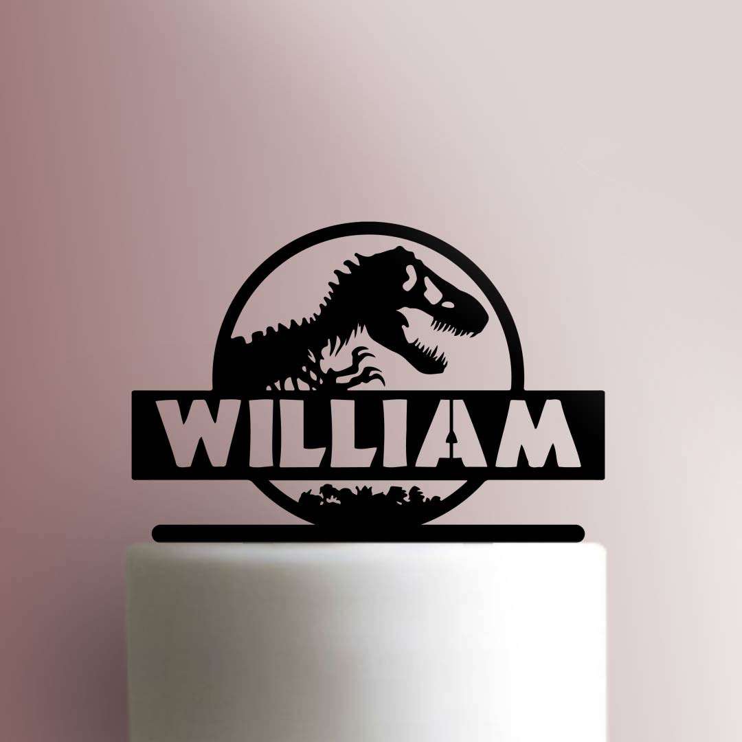 Custom Jurassic Park Cake Topper 100