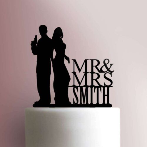 Custom Mr. and Mrs. Cake Topper 102