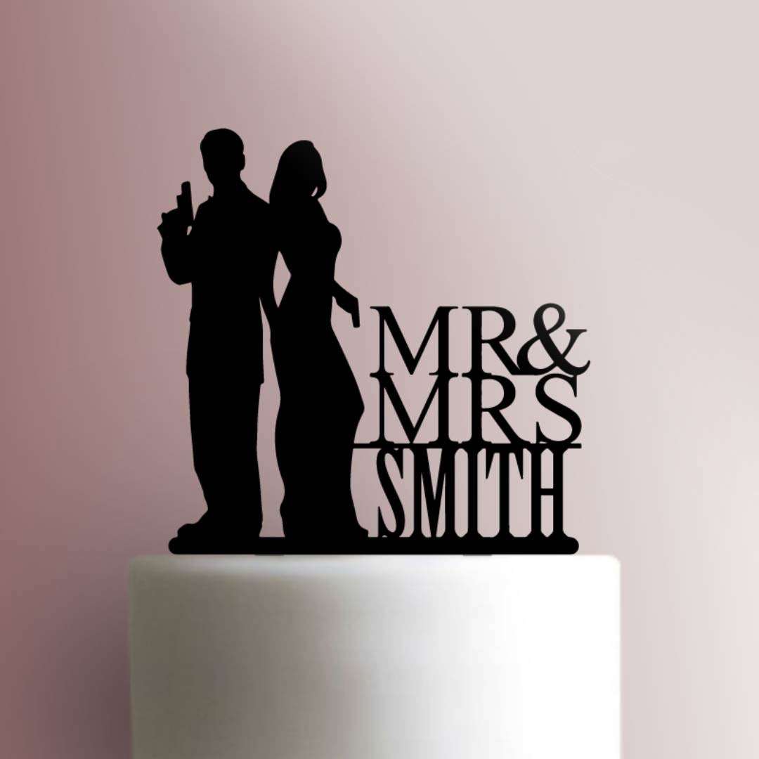 Custom Mr. and Mrs. Cake Topper 102