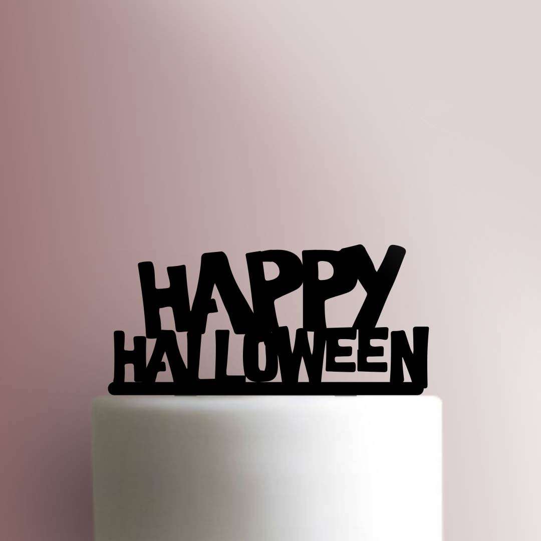 Happy Halloween Cake Topper 101