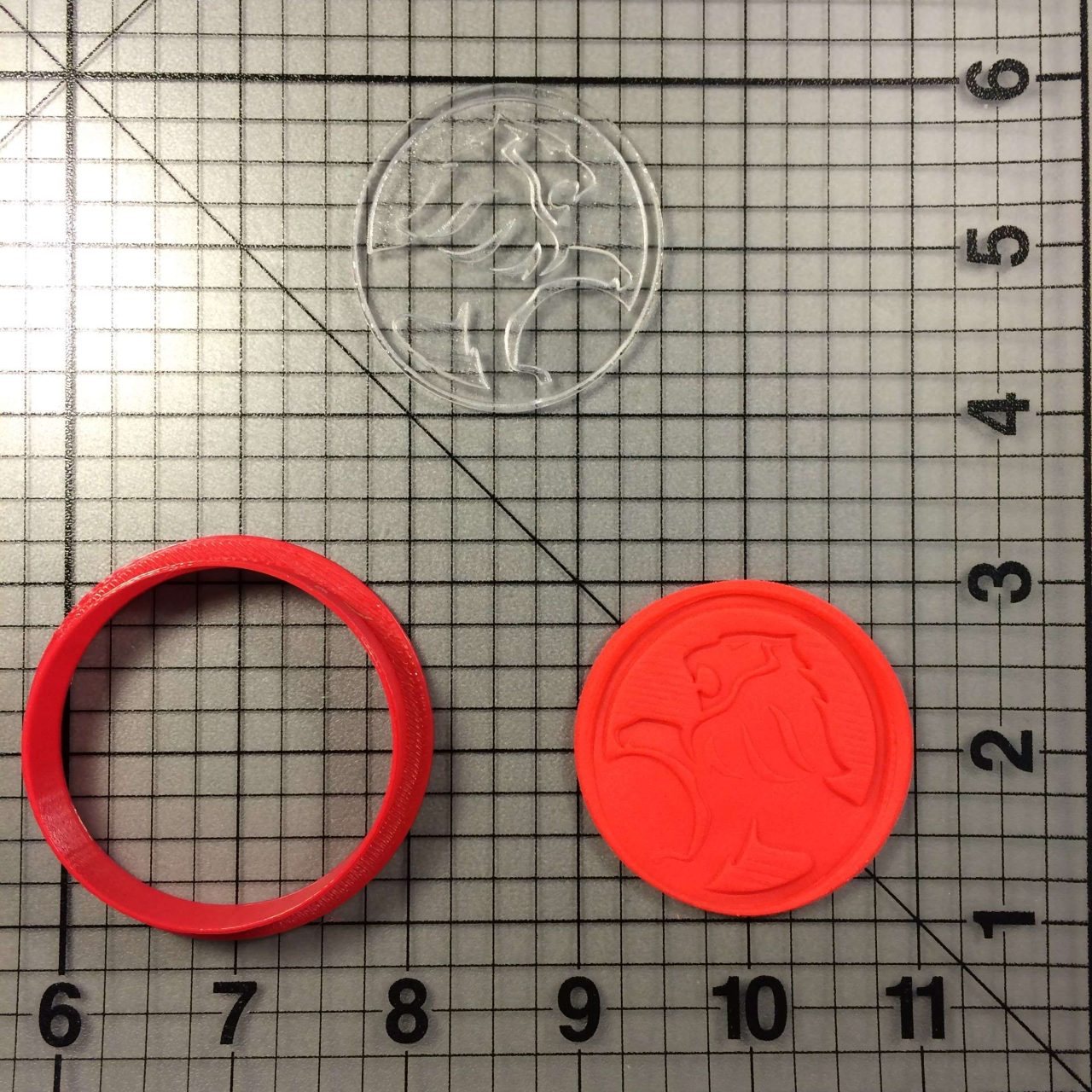 Holden Logo 100 Cookie Cutter and Stamp (imprinted 1)