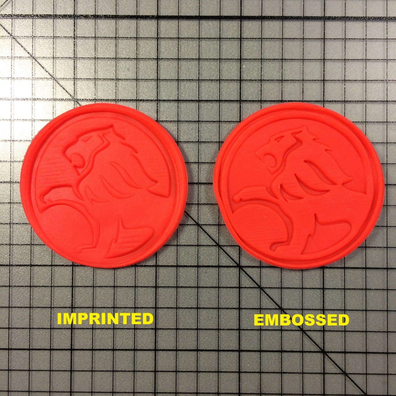 Holden Logo 100 Cookie Cutter and Stamp written