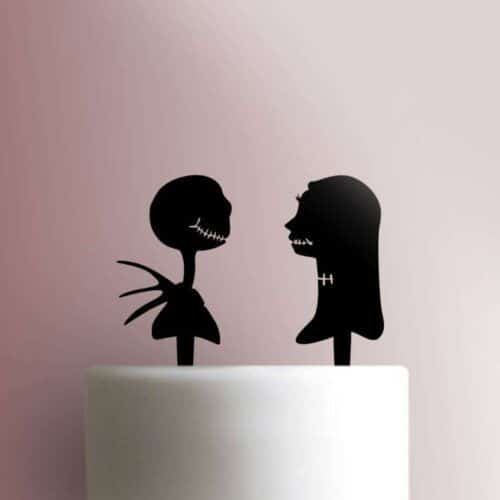 Jack and Sally Cake Topper 100