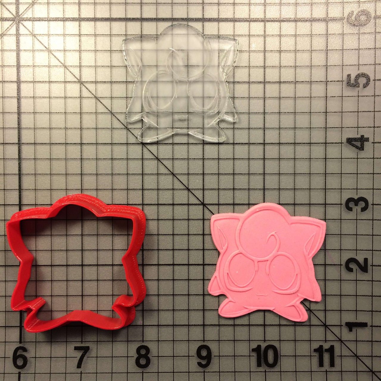 Pokemon - Jigglypuff 100 Cookie Cutter and Stamp (Imprinted 1)