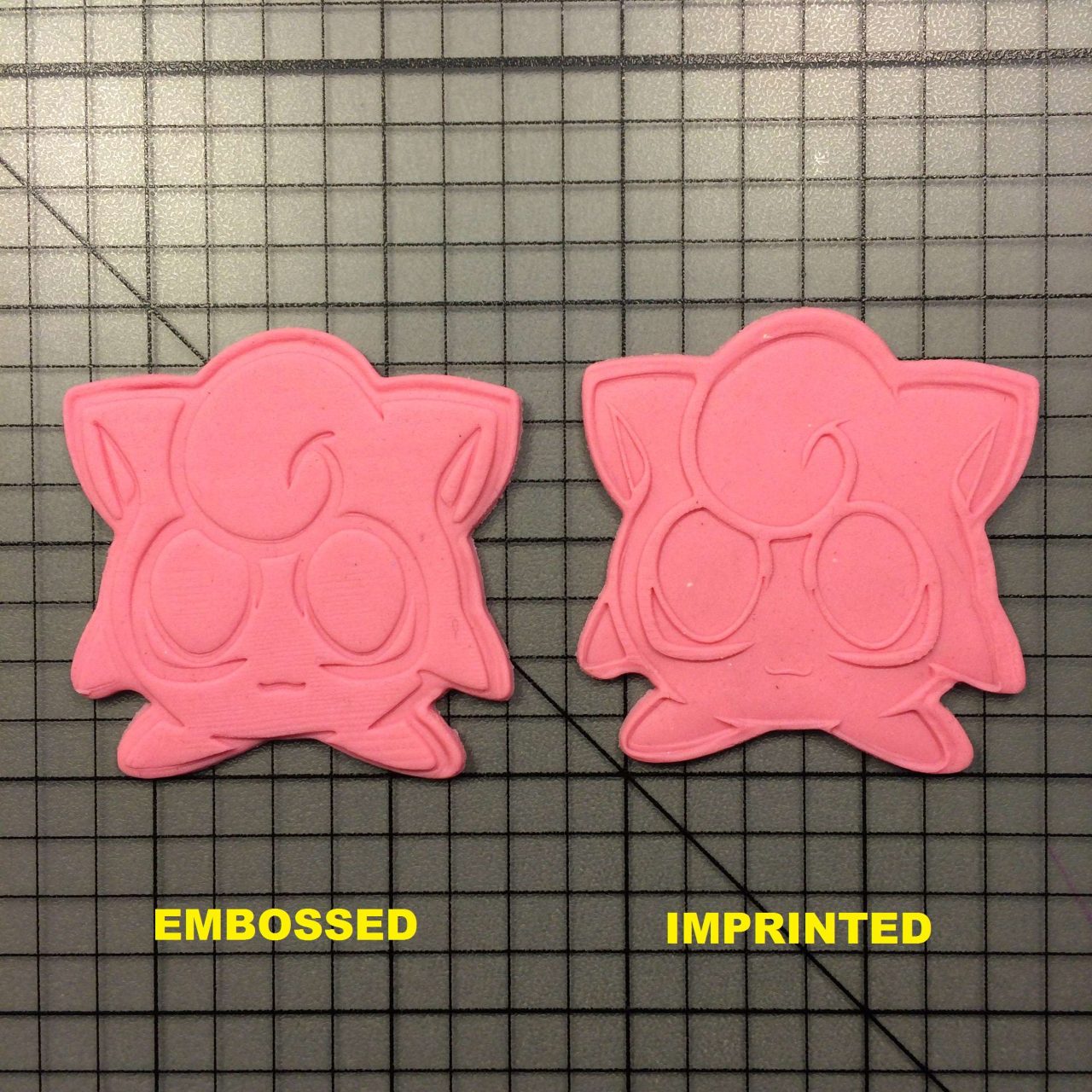 Pokemon - Jigglypuff 100 Cookie Cutter and Stamp (written)