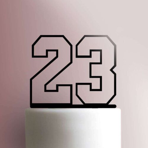 Jordan 23 Cake Topper 100