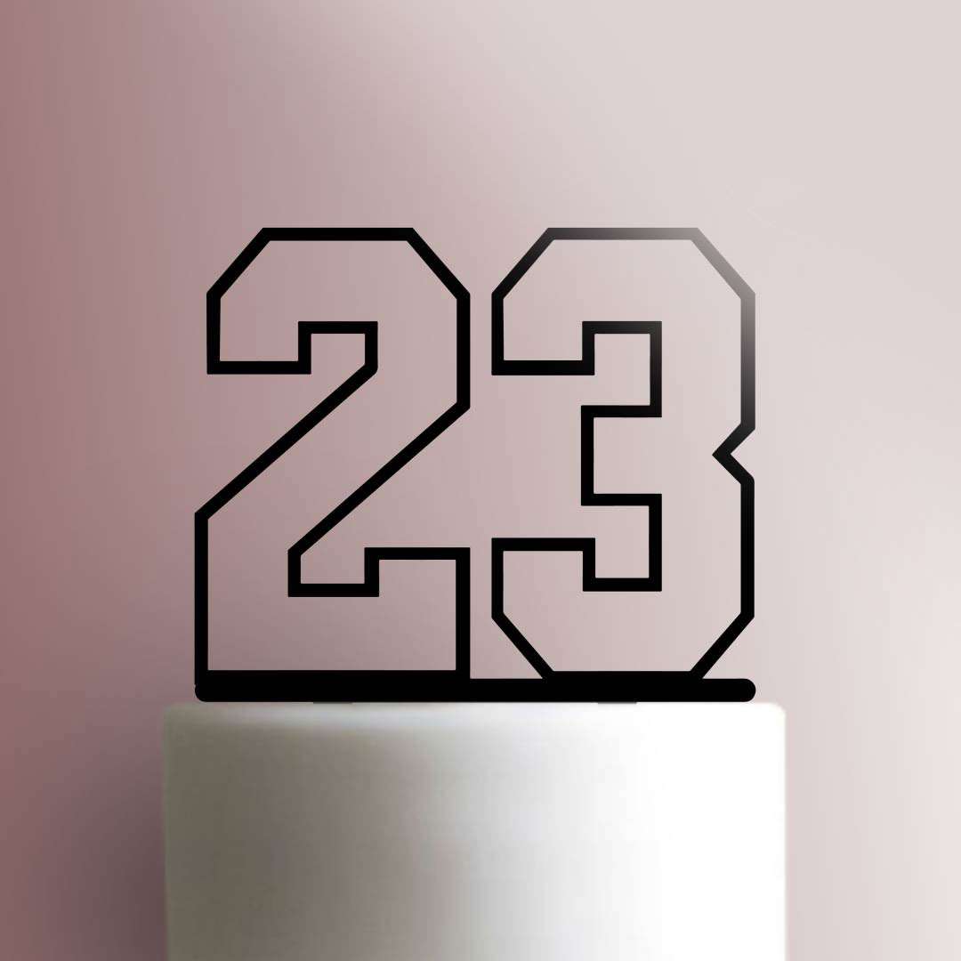 Jordan 23 Cake Topper 100