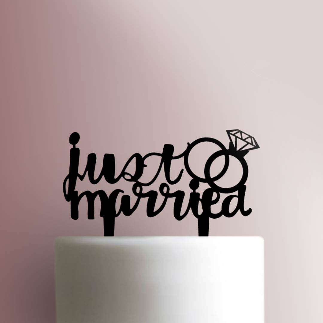 Just Married Cake Topper 100