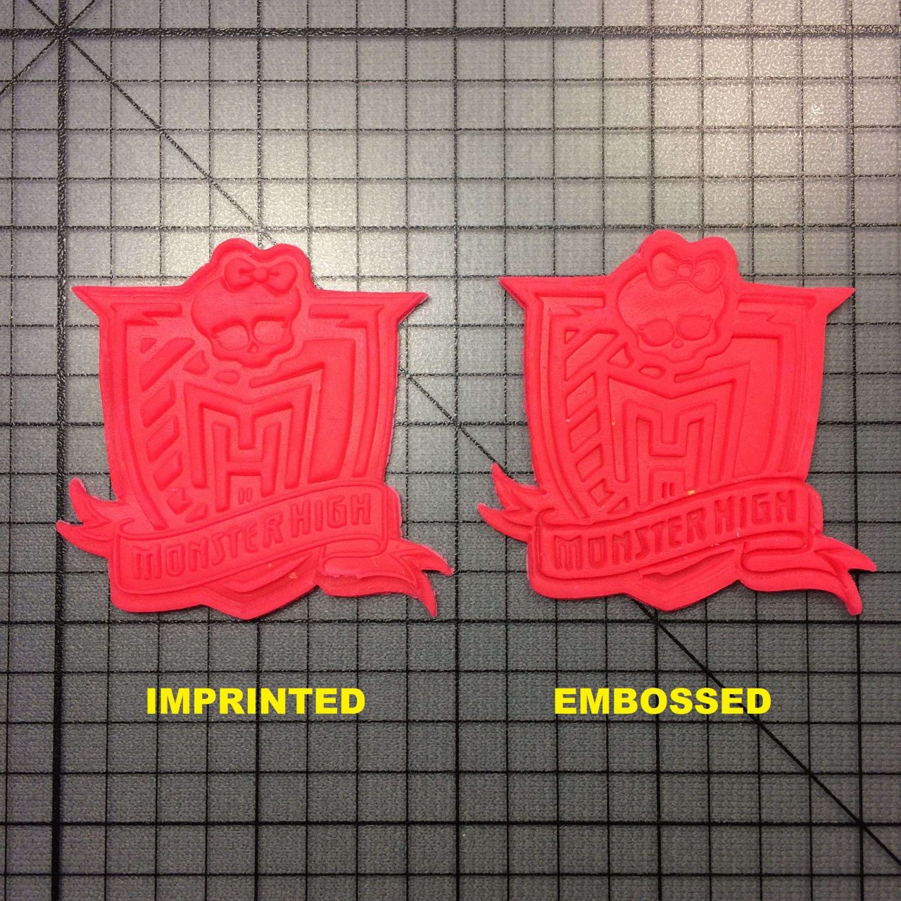 Monster High 100 Cookie Cutter and Stamp written