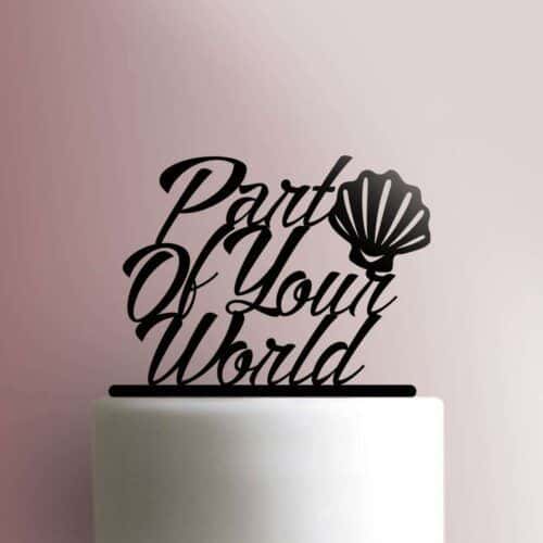 Part Of Your World Cake Topper 100