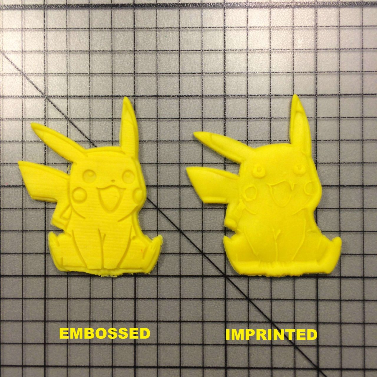 Pikachu 100 Cookie Cutter and Stamp written