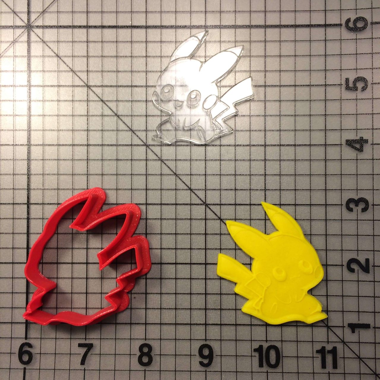 Pikachu 101 Cookie Cutter and Stamp (imprinted 1)