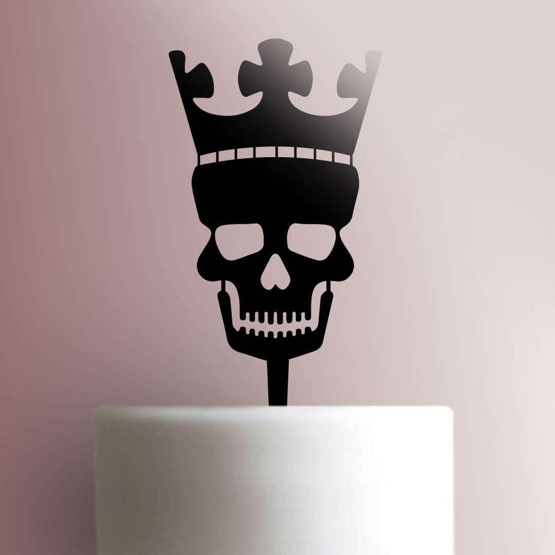 Skull and Crossbones Cake Topper 100