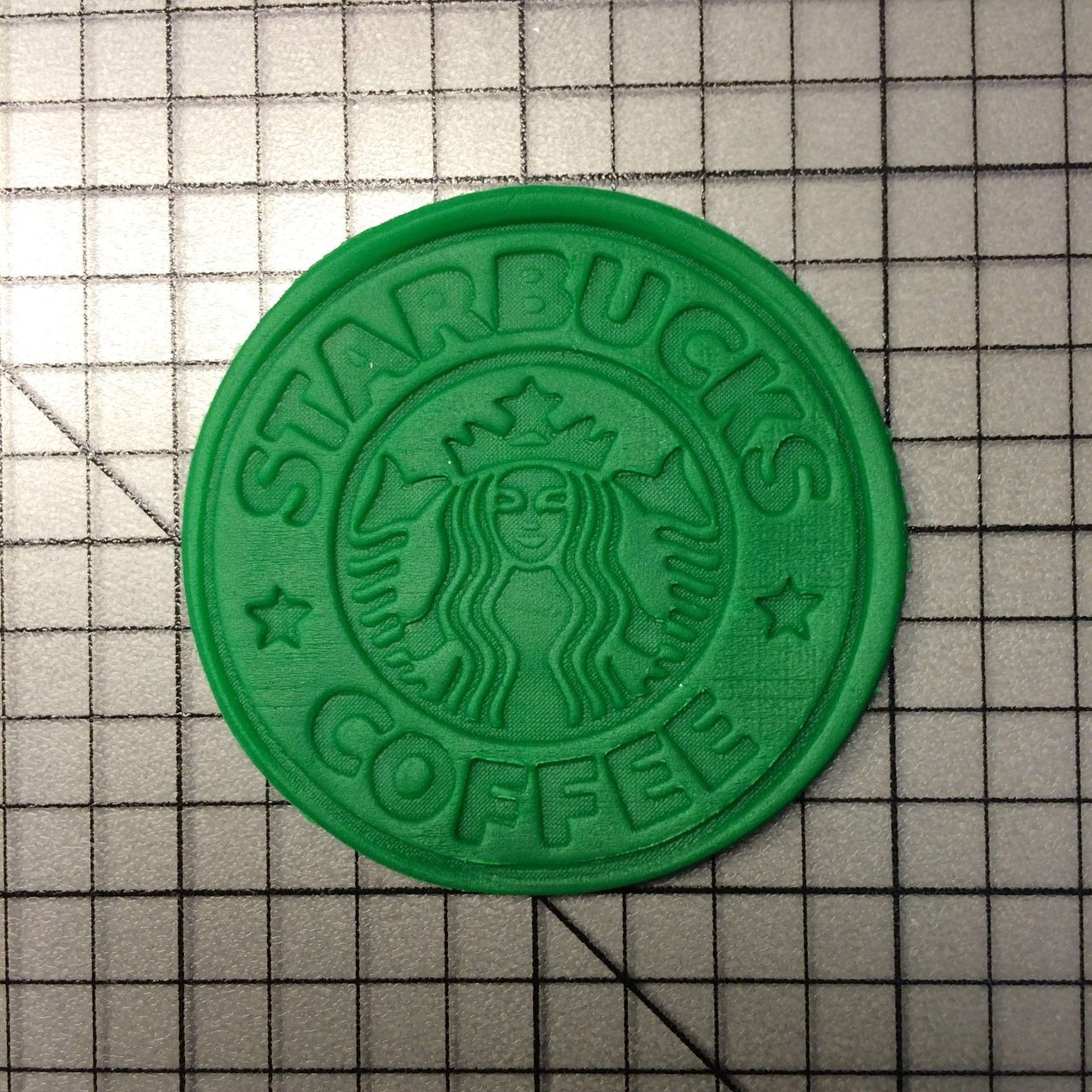 Starbucks Logo 100 Cookie Cutter and Stamp (imprinted 2)