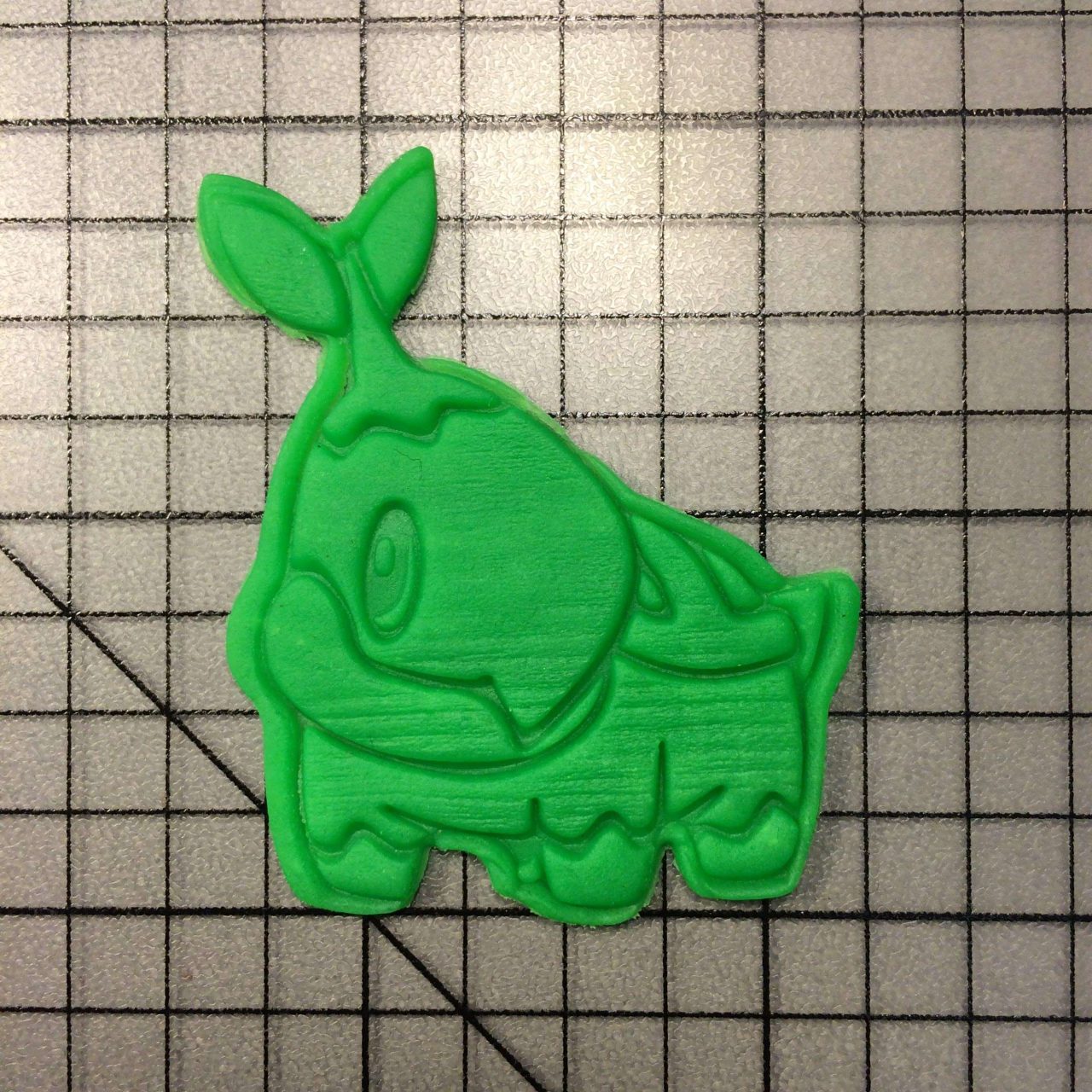 Turtwig 100 Cookie Cutter and Stamp (embossed 1)