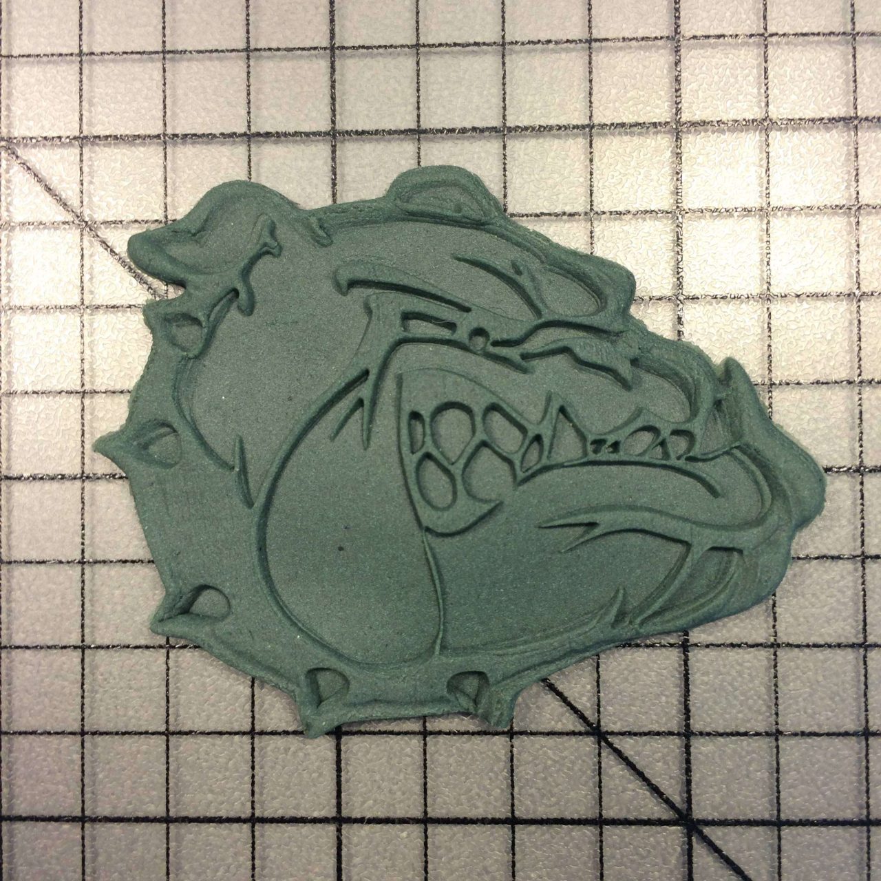 Bulldog 101 Cookie Cutter and Stamp (imprinted 2)