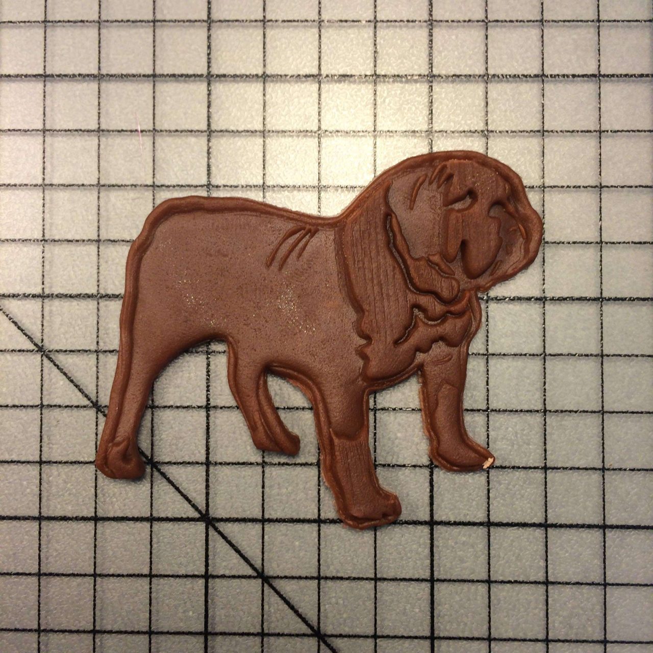 Bulldog 103 Cookie Cutter and Acrylic Stamp - Image 4