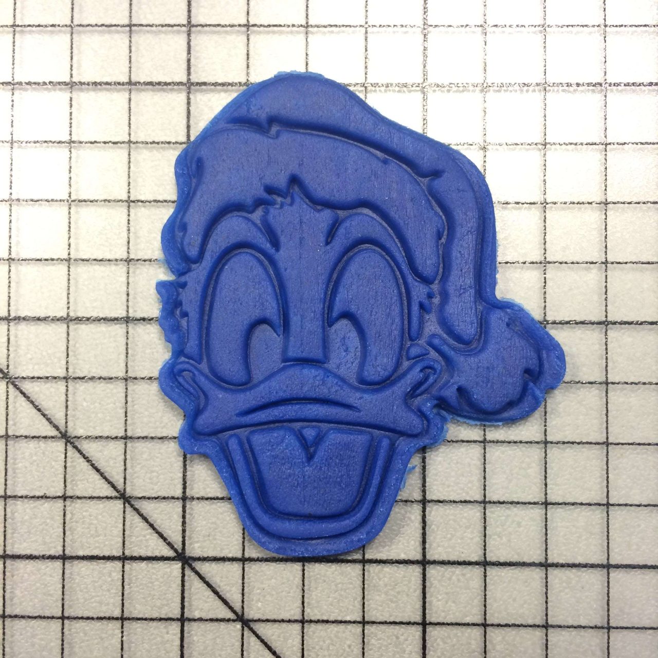 Christmas Donald 100 Cookie Cutter and Stamp (embossed 1)