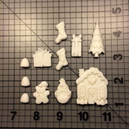 Christmas Theme 208 Silicone Mold (3)