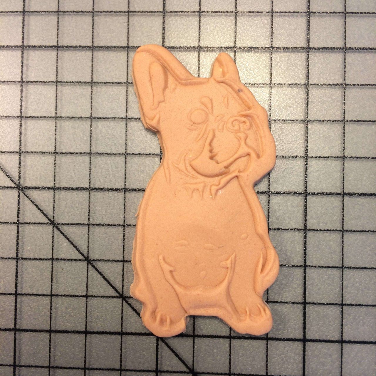 French Bulldog 100 Cookie Cutter and Stamp (imprinted 2)
