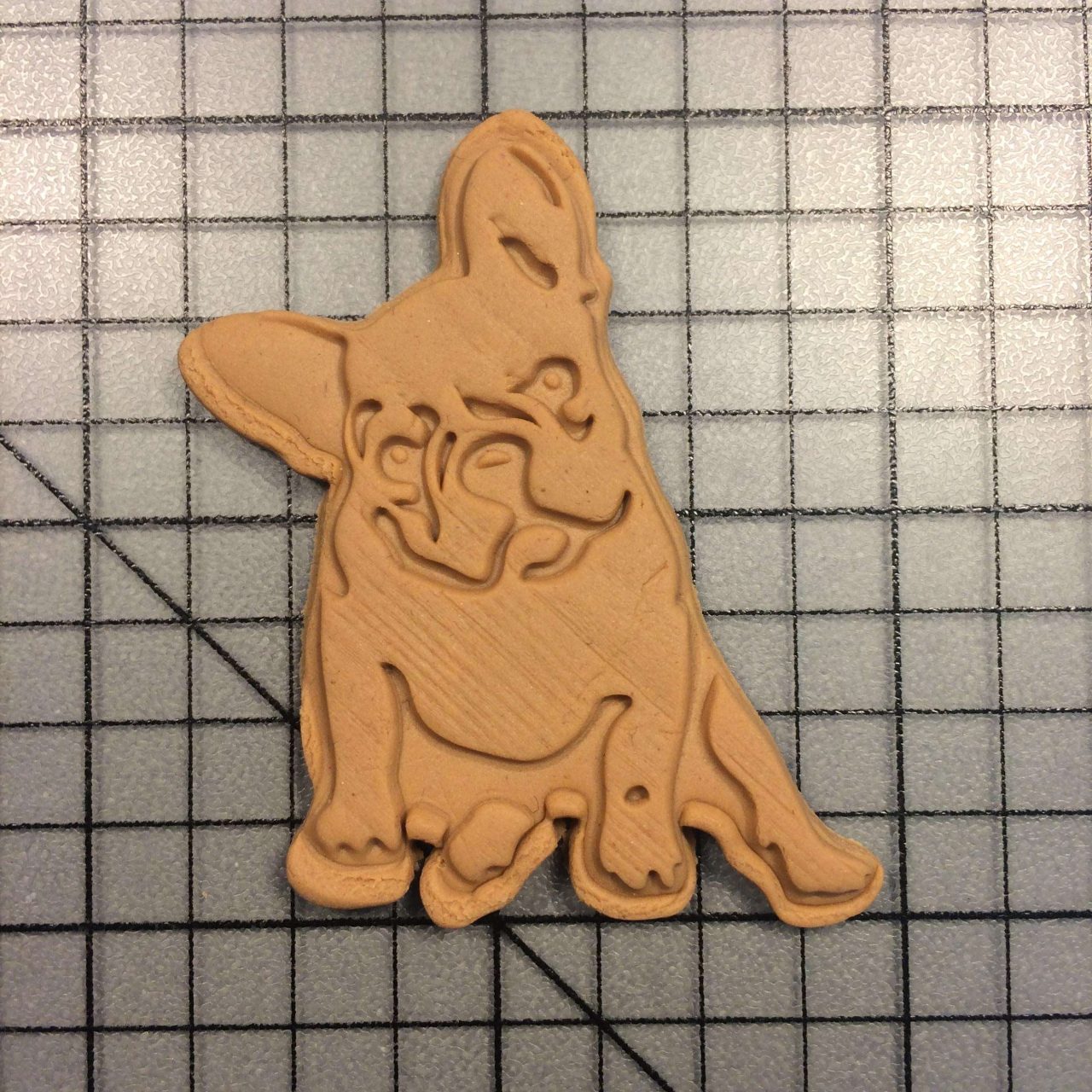 French Bulldog 101 Cookie Cutter and Stamp (embossed 1)