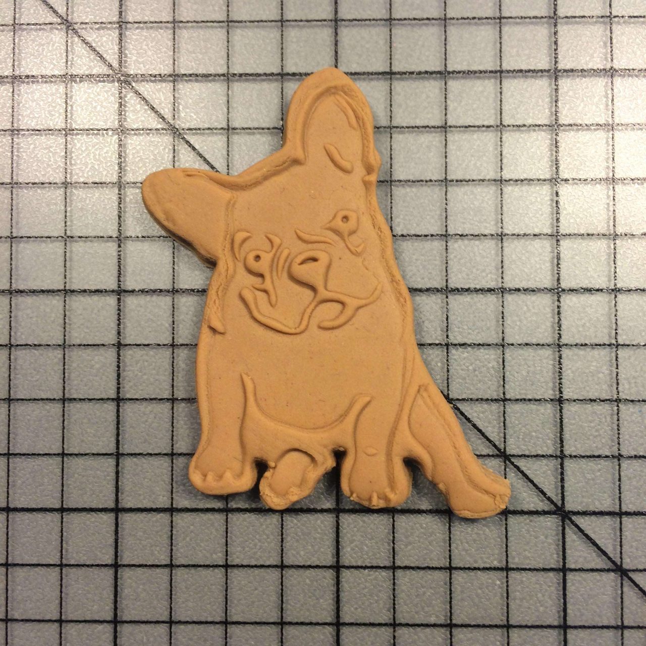 Dog - French Bulldog 101 Cookie Cutter and Acrylic Stamp - Image 4