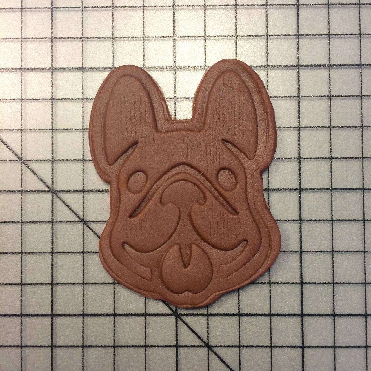 French Bulldog 102 Cookie Cutter and Stamp (embossed 1)