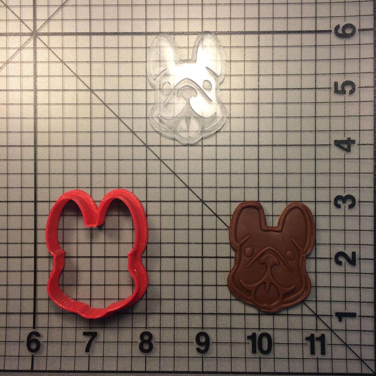 French Bulldog Cookie Cutter and Stamp