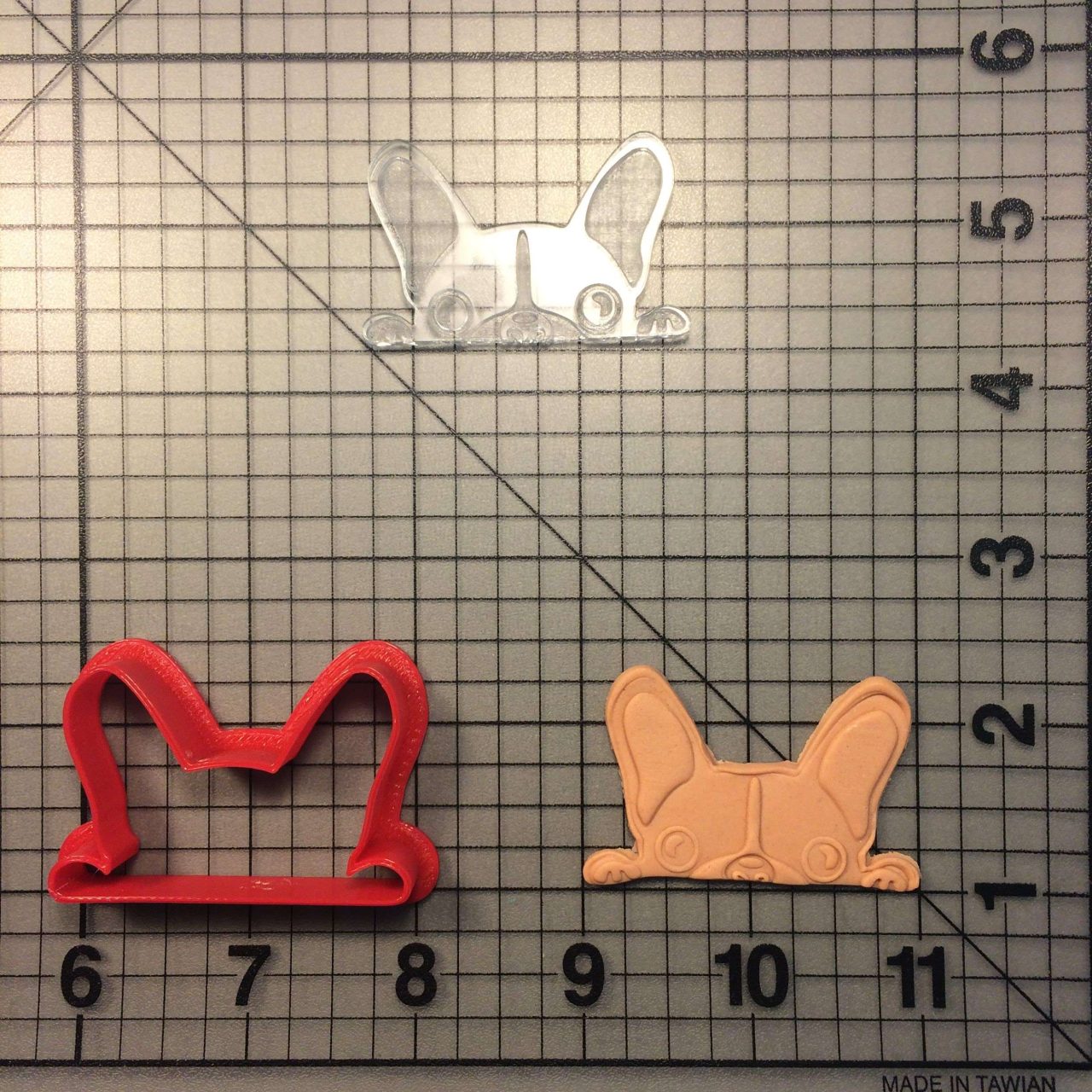French Bulldog 104 Cookie Cutter and Stamp (imprinted 1)