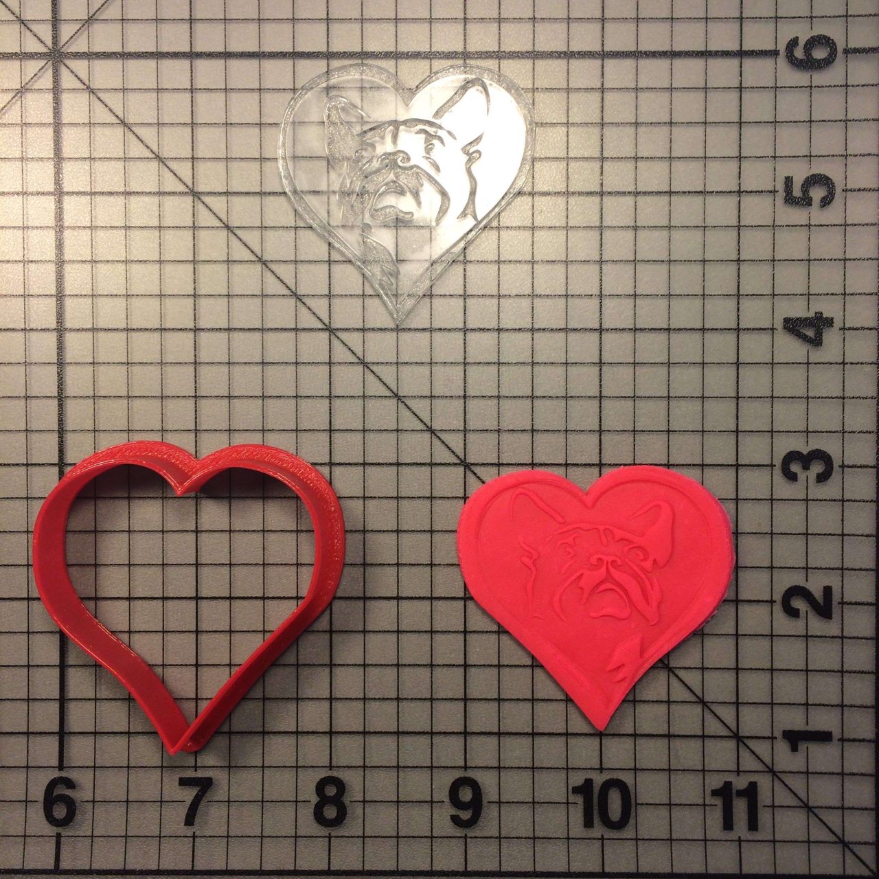 French Bulldog 105 Cookie Cutter and Acrylic Stamp - Image 3
