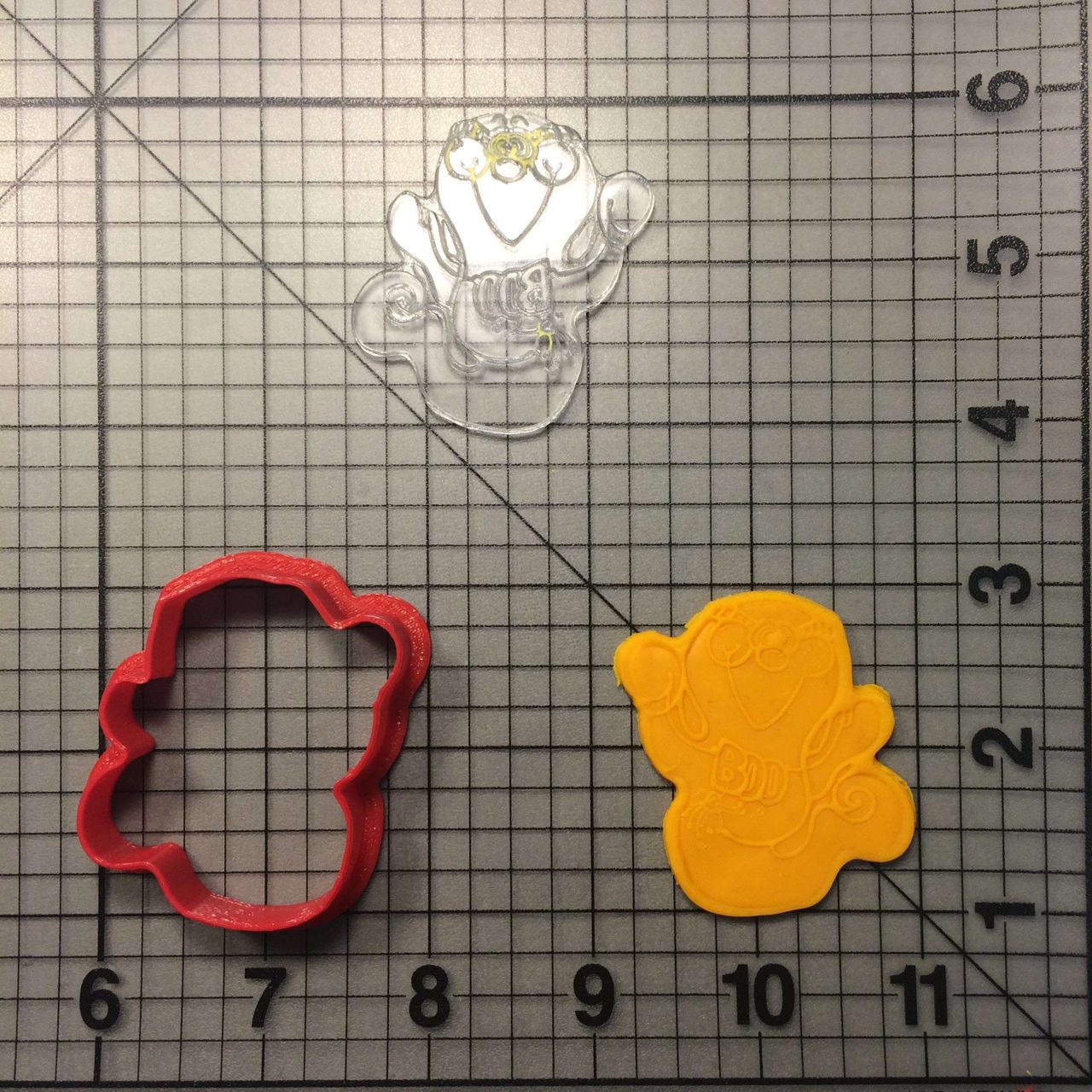 Ghost 101 Cookie Cutter and Stamp (imprinted 1)