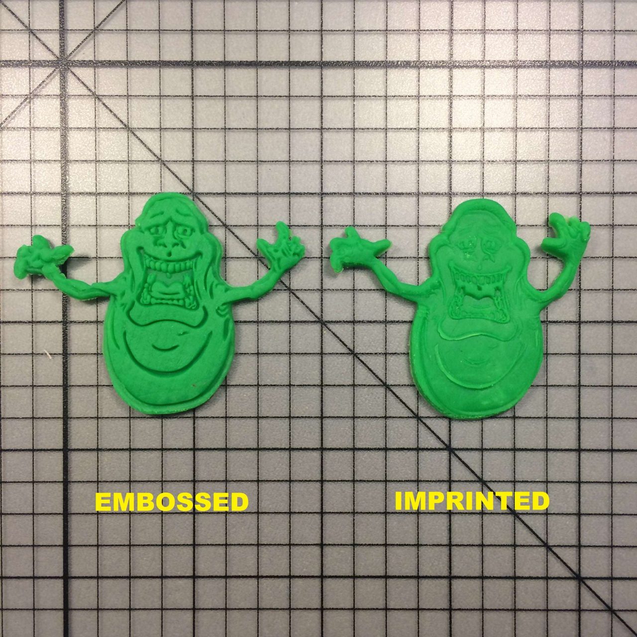 Ghostbusters 100 Cookie Cutter and Stamp written