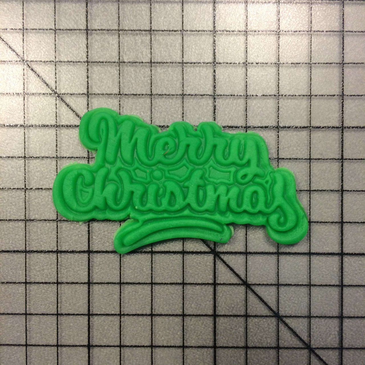 Merry Christmas 103 Cookie Cutter and Stamp (embossed 1)
