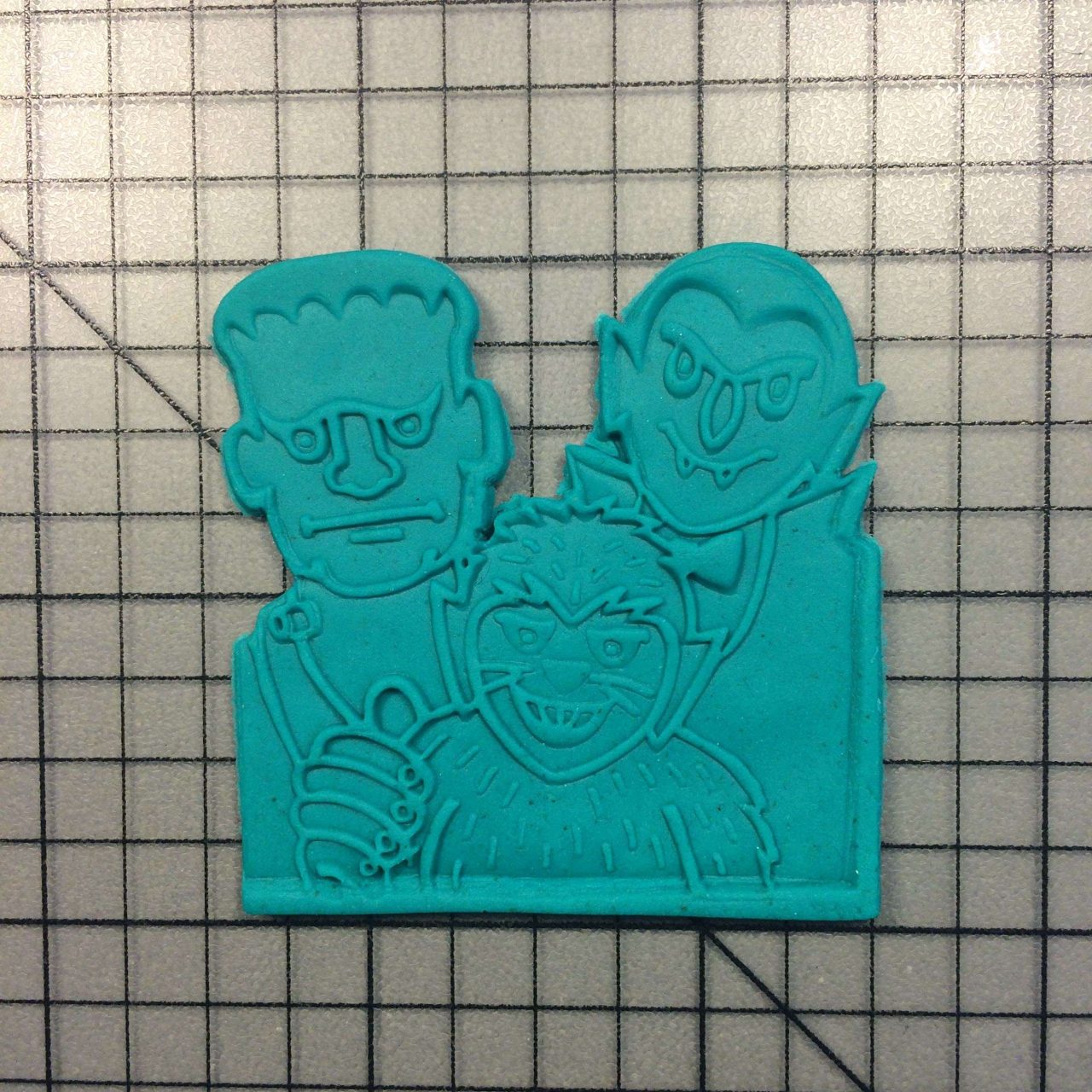 Halloween - Monster Friends 100 Cookie Cutter and Acrylic Stamp - Image 4