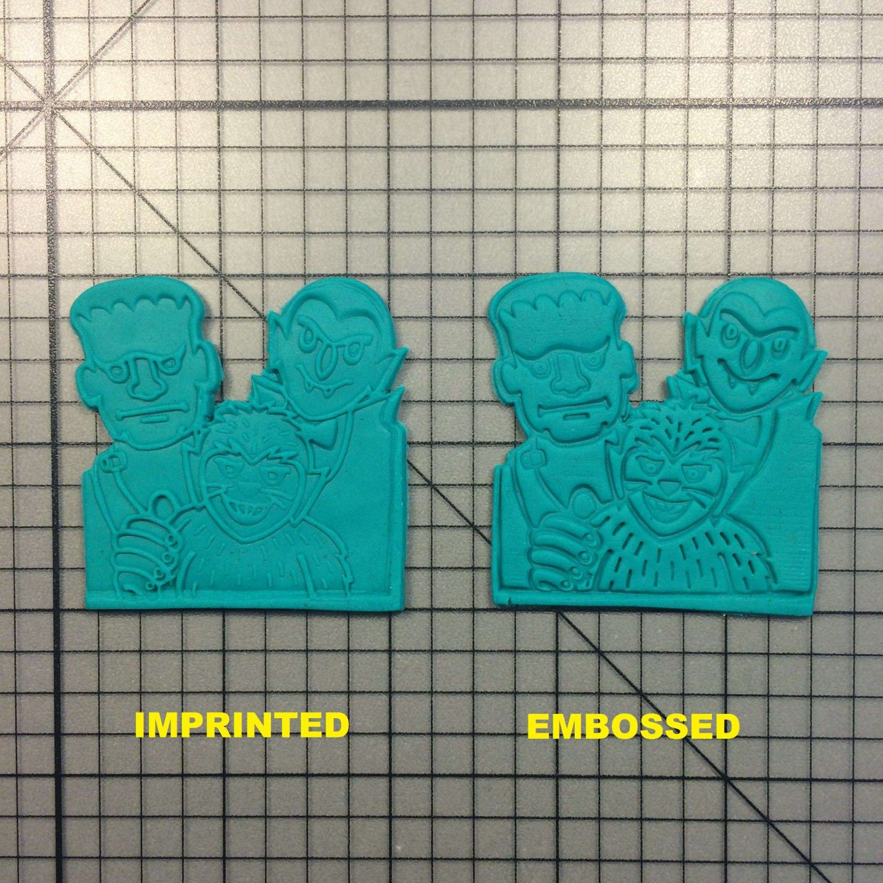 Halloween - Monster Friends 100 Cookie Cutter and Acrylic Stamp - Image 5