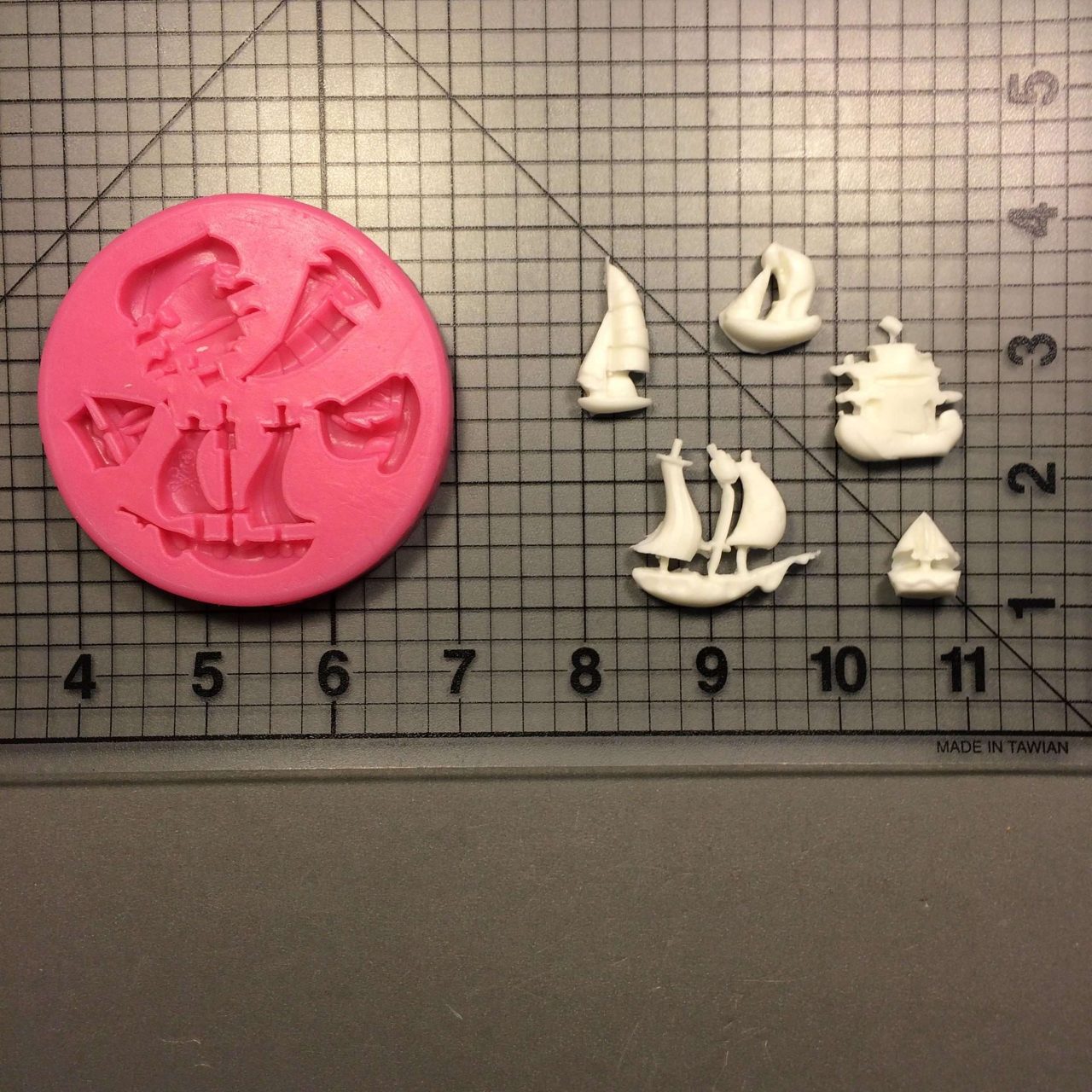 Pirate Ships 563 Silicone Mold (1)