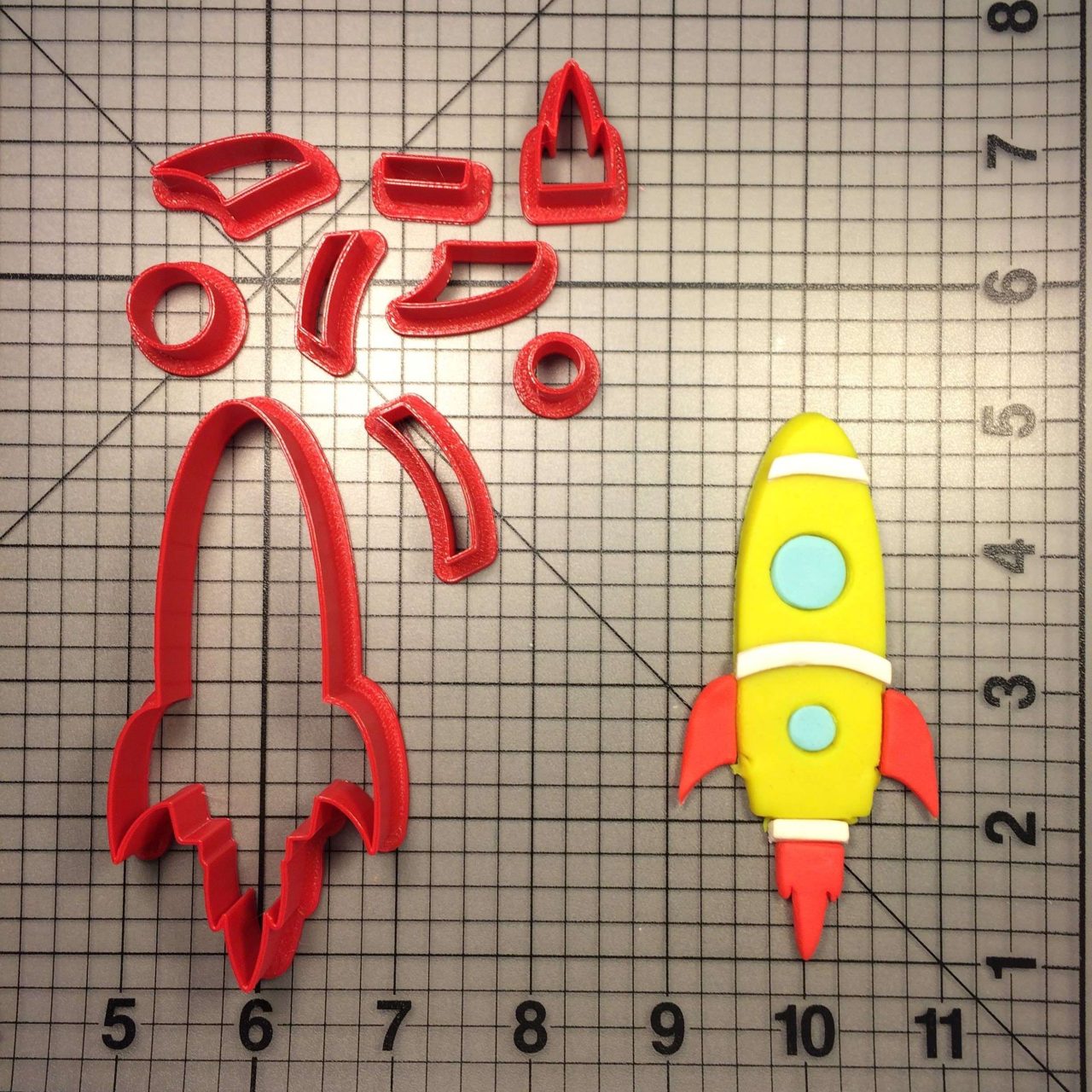 Rocket 103 Cookie Cutter Set