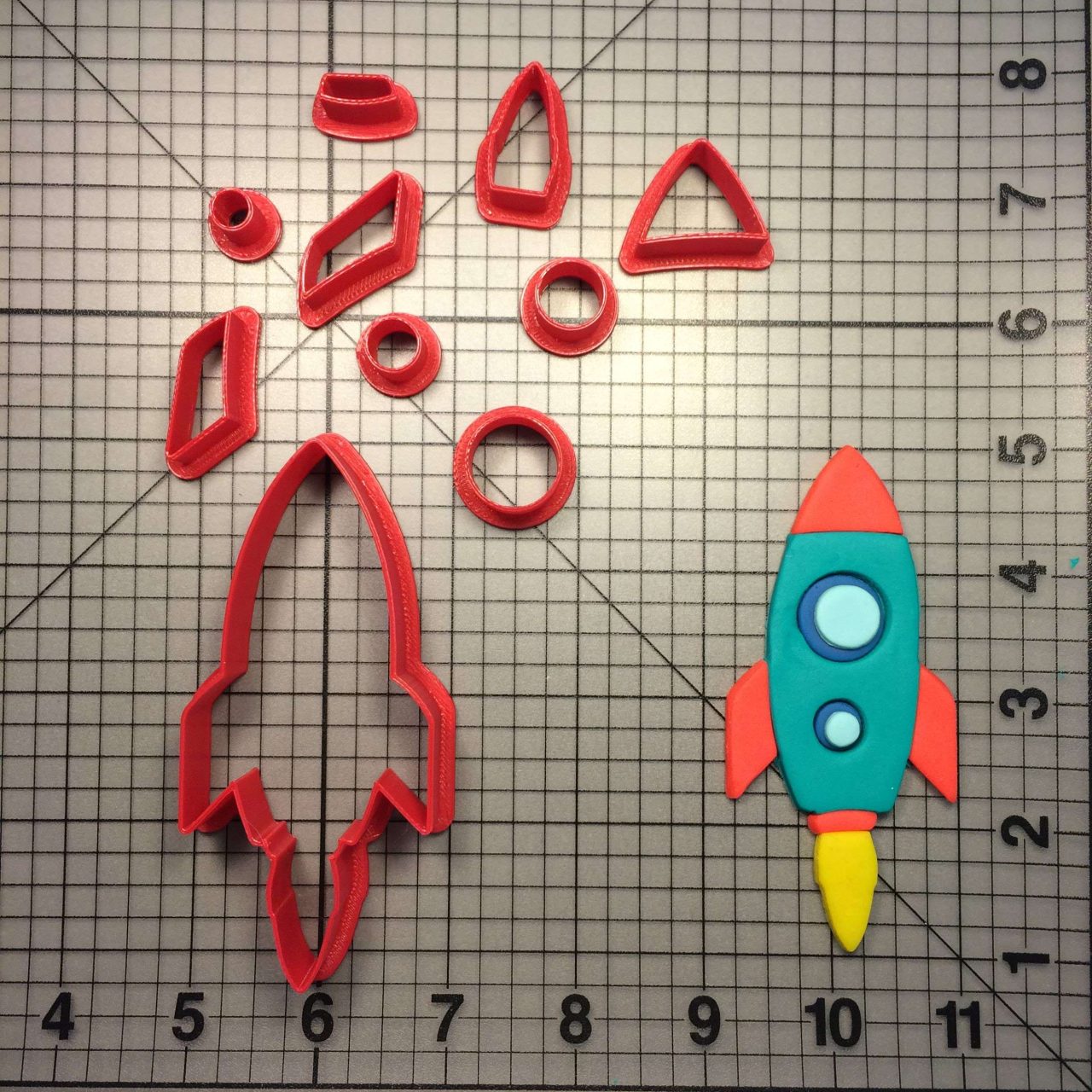 Rocket 104 Cookie Cutter Set