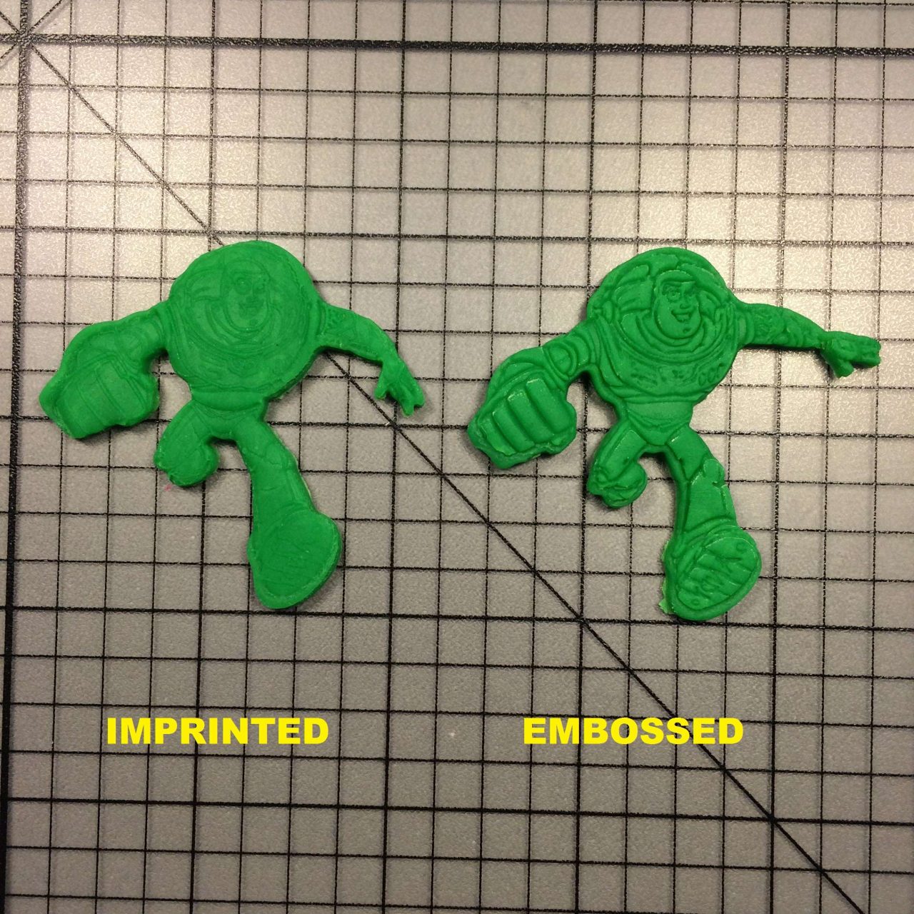 Buzz Lightyear 100 Cookie Cutter and Stamp written