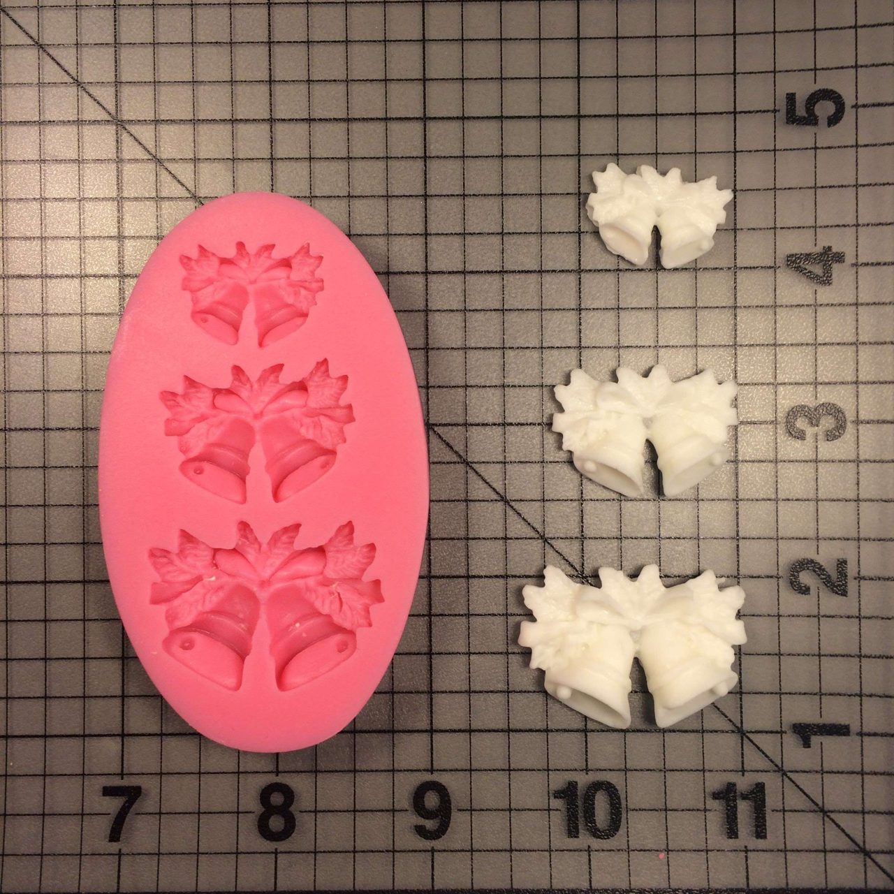 Christmas Bell 508 Silicone Mold