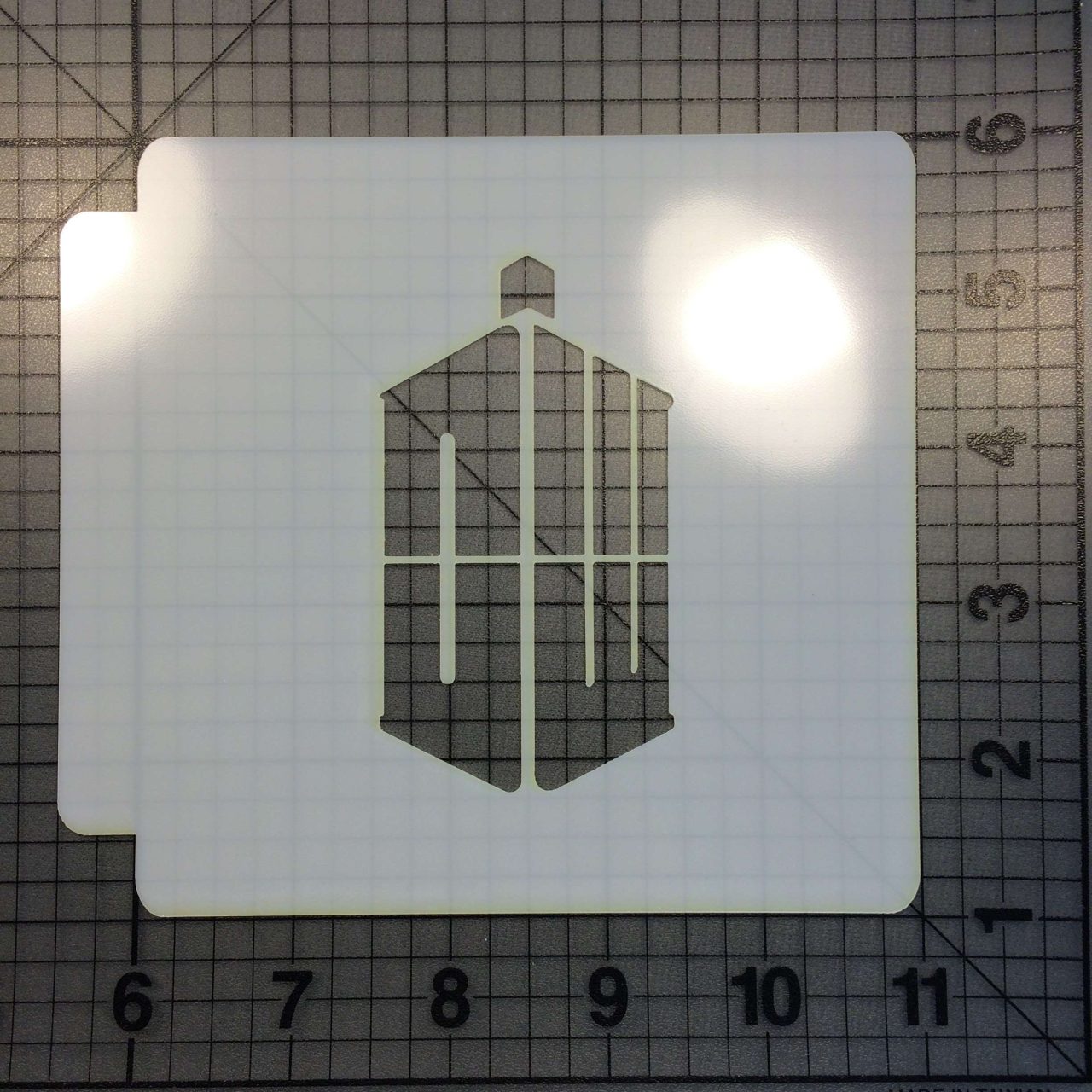 Doctor Who Tardis Stencil 100