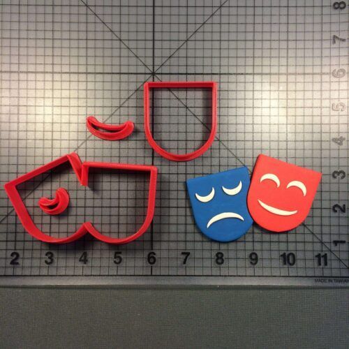 Drama Masks 101 Cookie Cutter Set