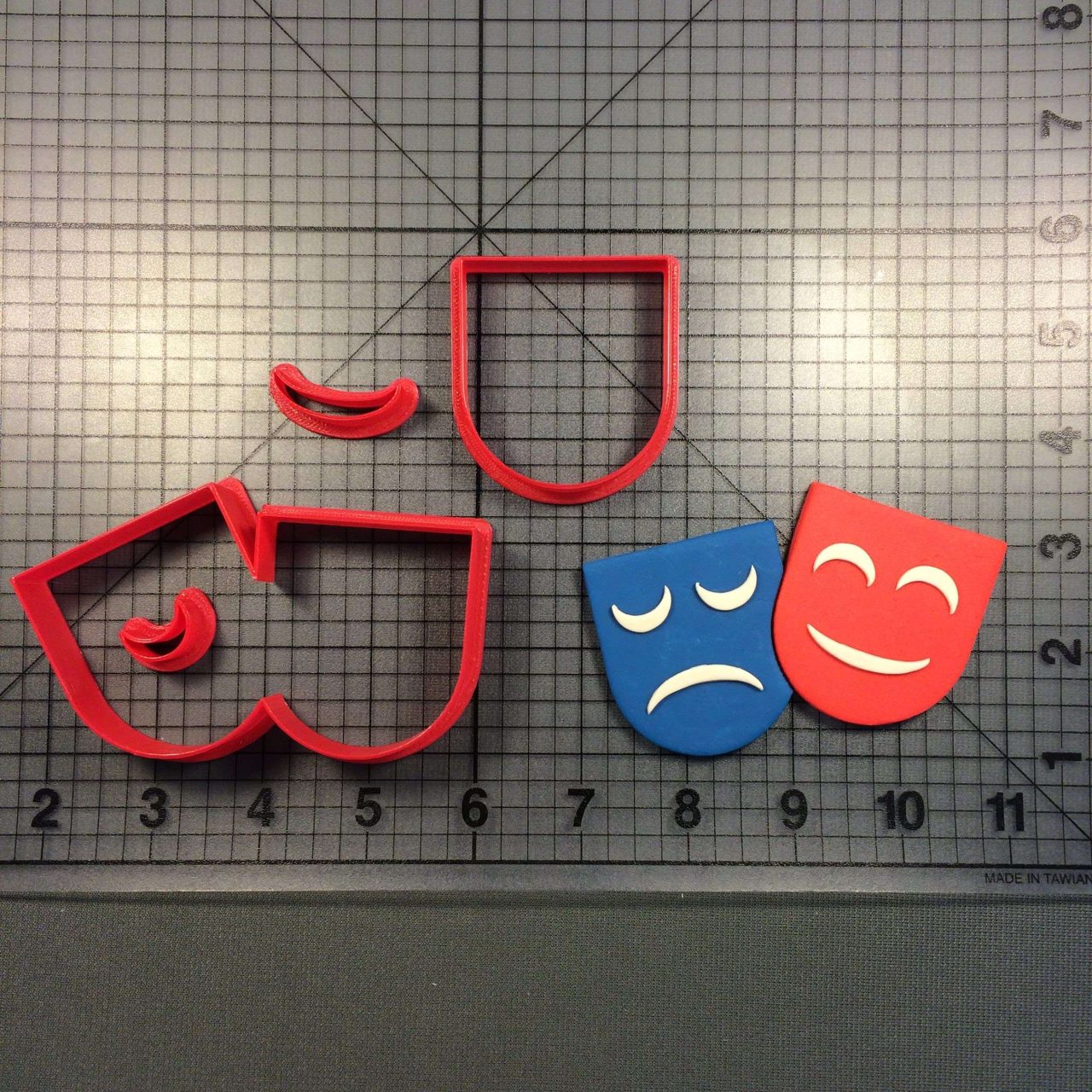Drama Masks 101 Cookie Cutter Set