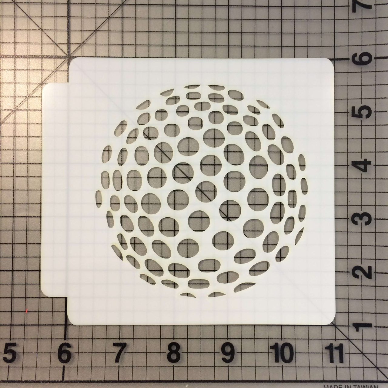 Golf Ball Stencil 100